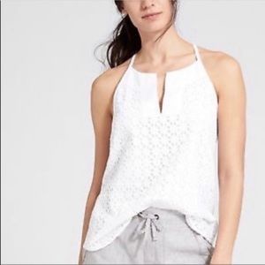 NWT Athleta Eyelet Dunes Tank